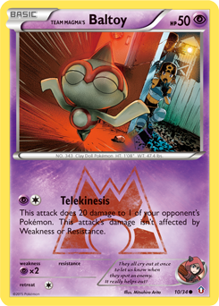 Team Magma's Baltoy 10/34 Pokémon card from Double Crisis for sale at best price