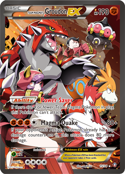 Team Magma's Groudon EX 15/34 Pokémon card from Double Crisis for sale at best price