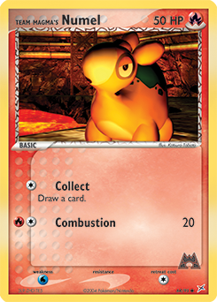 Team Magma's Numel 64/95 Pokémon card from Ex Team Magma vs Team Aqua for sale at best price