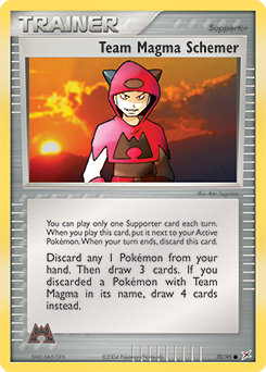 Team Magma Schemer 70/95 Pokémon card from Ex Team Magma vs Team Aqua for sale at best price