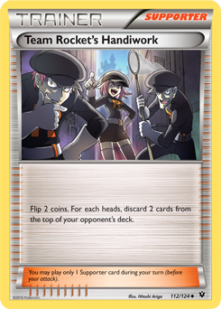 Team Rocket's Handiwork 112/124 Pokémon card from Fates Collide for sale at best price