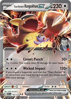 Team Rocket's Kangaskhan ex 162/217 Pokémon card from Ascended Heroes for sale at best price