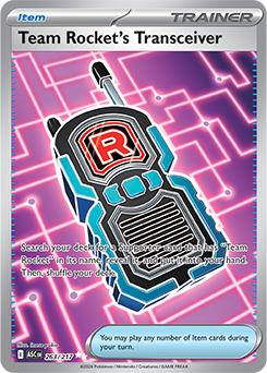 Team Rocket's Transceiver 263/217 Pokémon card from Ascended Heroes for sale at best price