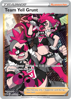 Team Yell Grunt 202/202 Pokémon card from Sword & Shield for sale at best price