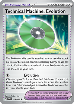 Technical Machine: Evolution 178/182 Pokémon card from Paradox Rift for sale at best price