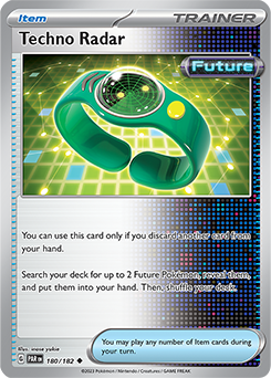 Techno Radar 180/182 Pokémon card from Paradox Rift for sale at best price