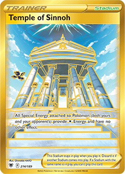 Temple of Sinnoh 214/189 Pokémon card from Astral Radiance for sale at best price