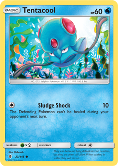 Tentacool 23/145 Pokémon card from Guardians Rising for sale at best price
