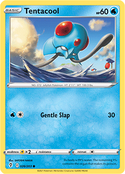 Tentacool 26/203 Pokémon card from Evolving Skies for sale at best price