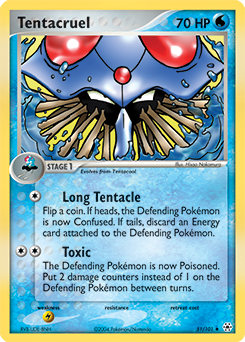 Tentacruel 51/101 Pokémon card from Ex Hidden Legends for sale at best price