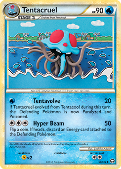 Tentacruel 50/102 Pokémon card from Triumphant for sale at best price