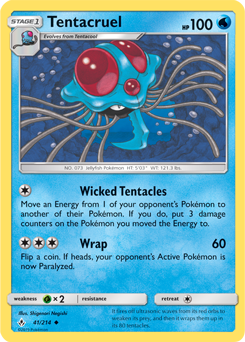 Tentacruel 41/214 Pokémon card from Unbroken Bonds for sale at best price