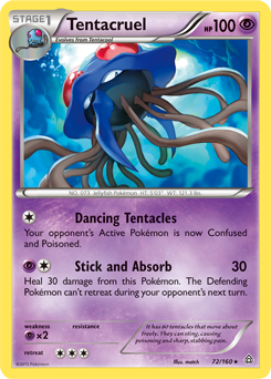 Tentacruel 72/160 Pokémon card from Primal Clash for sale at best price
