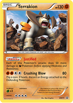 Terrakion BW71 Pokémon card from Back & White Promos for sale at best price