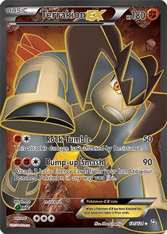 Terrakion EX 121/124 Pokémon card from Dragons Exalted for sale at best price