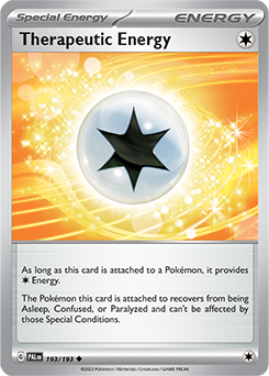 Therapeutic Energy 193/193 Pokémon card from Paldea Evolved for sale at best price
