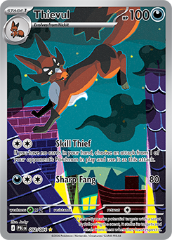 Carte Pokémon Illustration rare Roublenard 92/84 de la série Nuit Noire