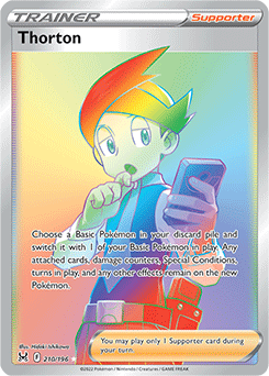 Thorton 210/196 Pokémon card from Lost Origin for sale at best price