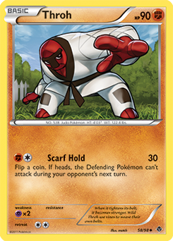 Throh 58/98 Pokémon card from Emerging Powers for sale at best price