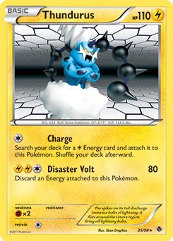 Thundurus 35/98 Pokémon card from Emerging Powers for sale at best price