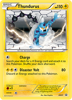 Thundurus BW41 Pokémon card from Back & White Promos for sale at best price