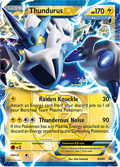 Thundurus EX BW81 Pokémon card from Back & White Promos for sale at best price