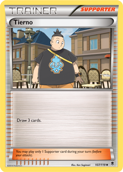 Tierno 107/119 Pokémon card from Phantom Forces for sale at best price
