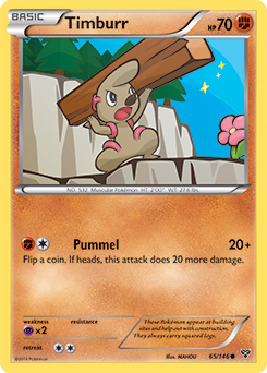 Timburr 65/146 Pokémon card from X&Y for sale at best price