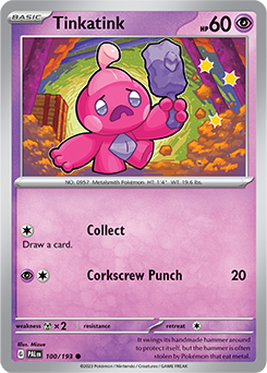 Tinkatink 100/193 Pokémon card from Paldea Evolved for sale at best price