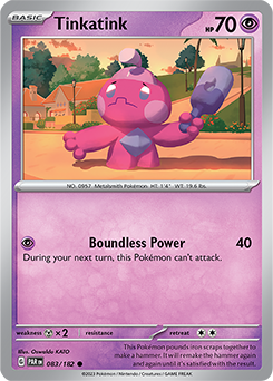 Tinkatink 83/182 Pokémon card from Paradox Rift for sale at best price
