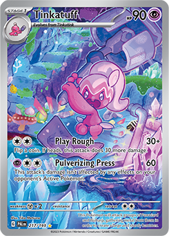 Tinkatuff 217/193 Pokémon card from Paldea Evolved for sale at best price