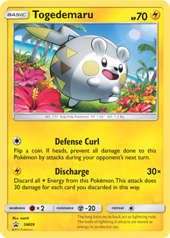 Togedemaru SM09 Pokémon card from Sun and Moon Promos for sale at best price