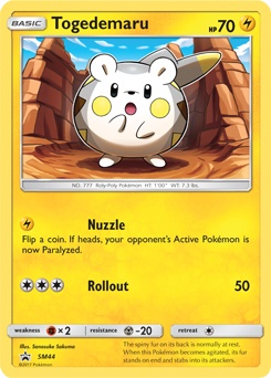 Togedemaru SM44 Pokémon card from Sun and Moon Promos for sale at best price
