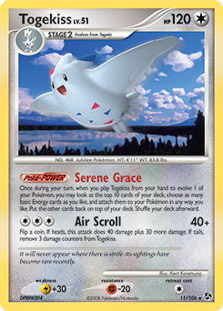 Togekiss 11/106 Pokémon card from Great Encounters for sale at best price