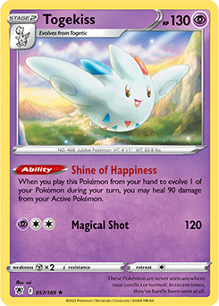 Togekiss 057/189 Pokémon card from Astral Radiance for sale at best price