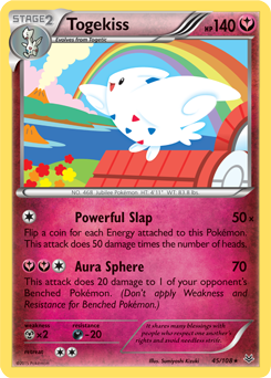 Togekiss 45/108 Pokémon card from Roaring Skies for sale at best price