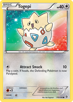 Togepi 110/149 Pokémon card from Boundaries Crossed for sale at best price
