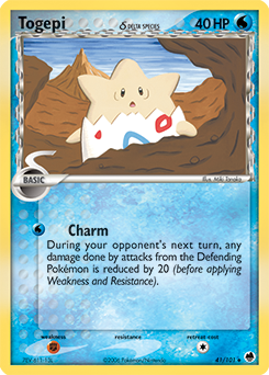 Togepi 41/101 Pokémon card from Ex Dragon Frontiers for sale at best price