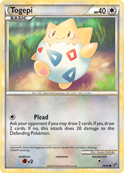 Togepi 70/90 Pokémon card from Undaunted for sale at best price