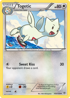 Togetic 103/135 Pokémon card from Plasma Storm for sale at best price