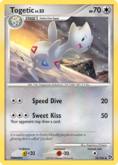 Togetic 55/106 Pokémon card from Great Encounters for sale at best price