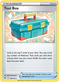 Tool Box 168/196 Pokémon card from Lost Origin for sale at best price