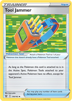 Tool Jammer 136/163 Pokémon card from Battle Styles for sale at best price