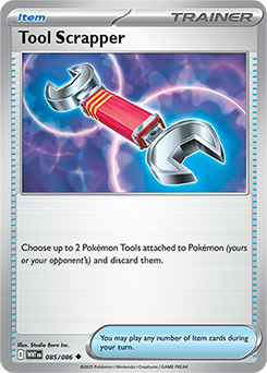 Uncommon Pokémon card Tool Scrapper 85/86 from White Flare expansion