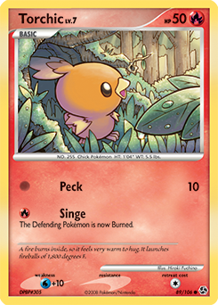 Torchic 89/106 Pokémon card from Great Encounters for sale at best price