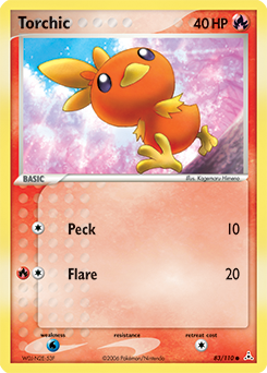 Carte Pokémon Poussifeu 83/110 de la série Ex Fantômes Holon en vente au meilleur prix