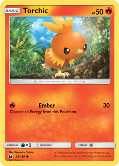 Torchic 25/168 Pokémon card from Celestial Storm for sale at best price