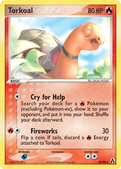 Torkoal 27/92 Pokémon card from Ex Legend Maker for sale at best price