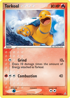 Torkoal 33/110 Pokémon card from Ex Holon Phantoms for sale at best price