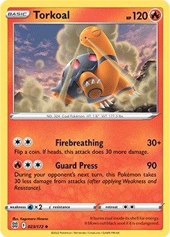 Torkoal 023/172 Pokémon card from Brilliant Stars for sale at best price
